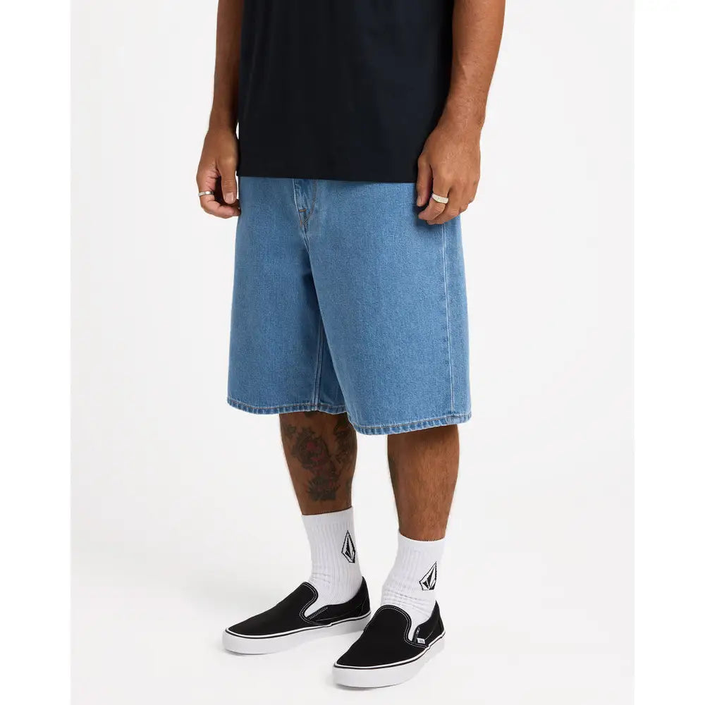 Volcom Billow Denim Shorts - Cali Blue