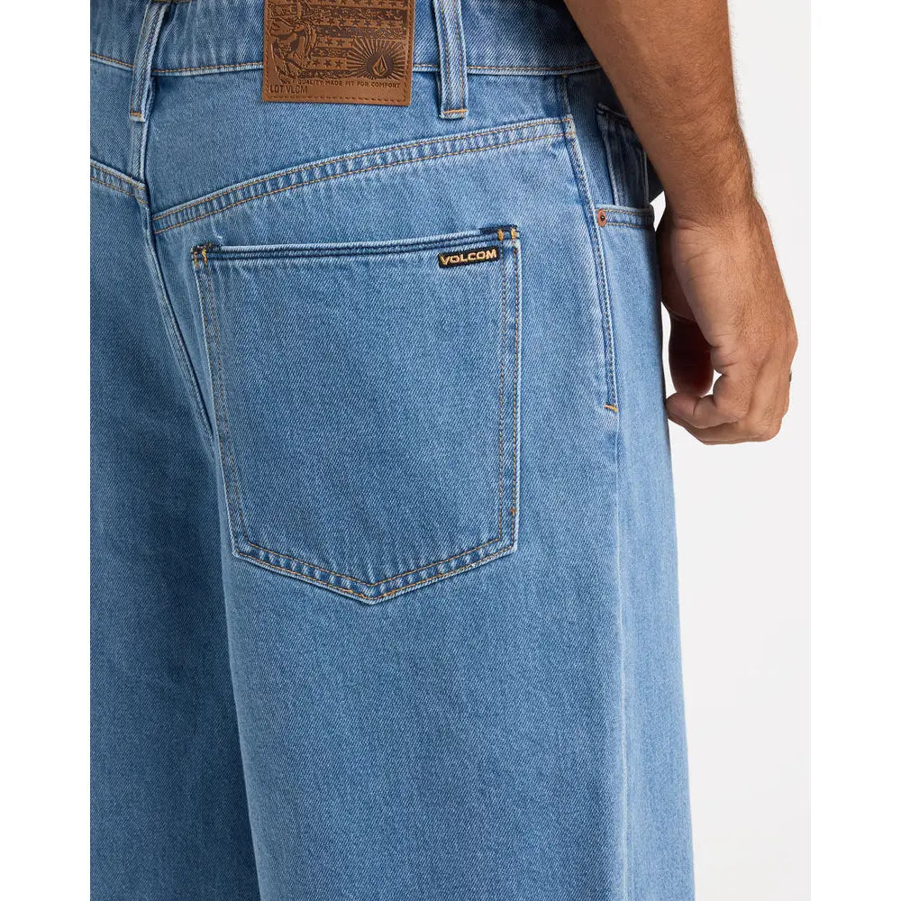 Volcom Billow Denim Shorts - Cali Blue