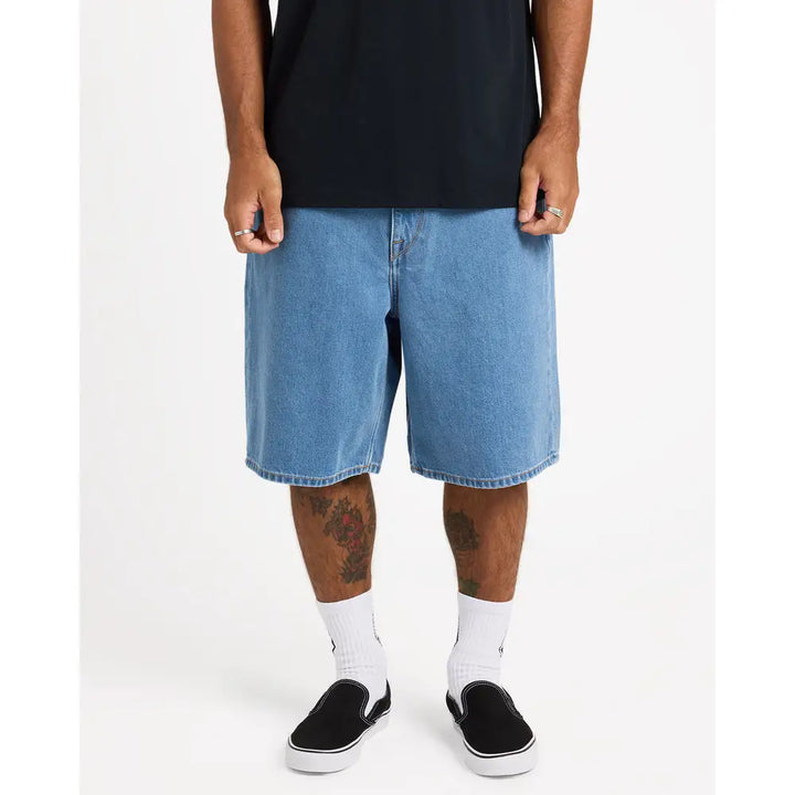 Volcom Billow Denim Shorts - Cali Blue