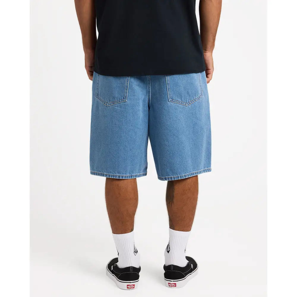 Volcom Billow Denim Shorts - Cali Blue