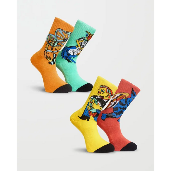 Volcom Bob Mollema 4 Pack Socks 