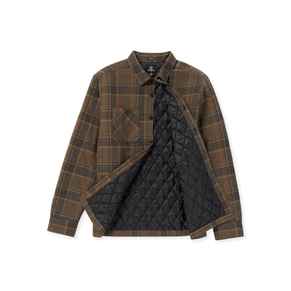 Volcom Brickstone Lined Flannel Long Sleeve 