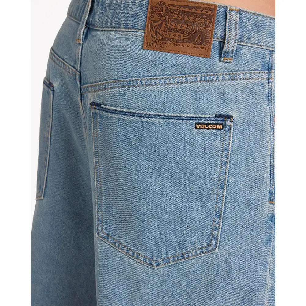 Volcom Chillow Denim Shorts - Stone Blue