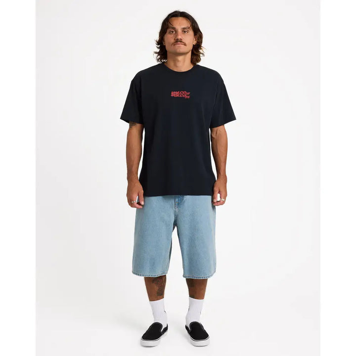 Volcom Chillow Denim Shorts - Stone Blue