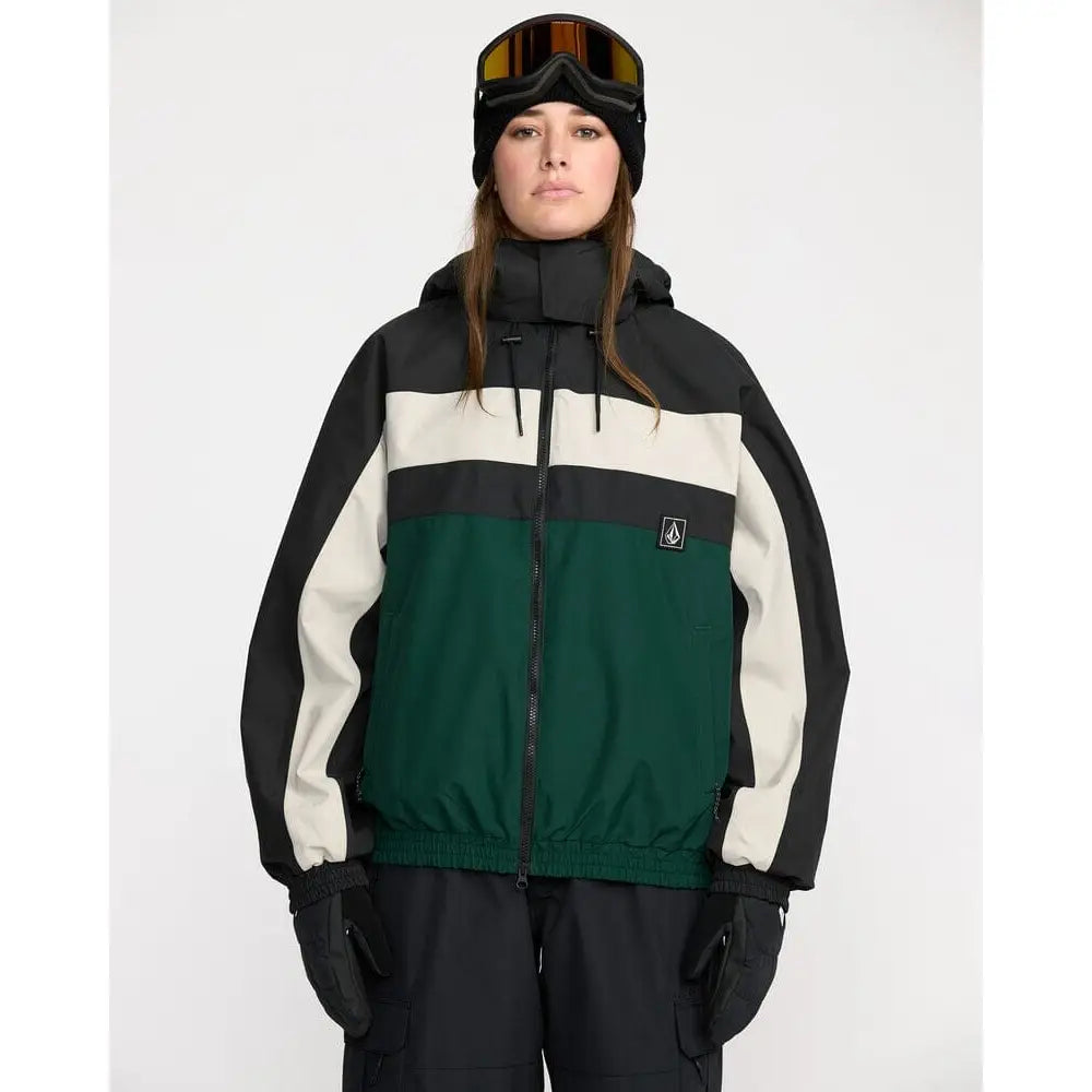 Volcom DLM Gender Neutral Jacket Black Green S 