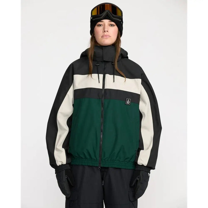 Volcom DLM Gender Neutral Jacket Black Green S 