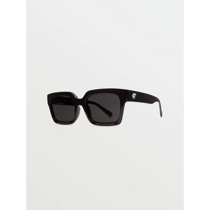 Volcom Domeinator Sunglasses Gloss Black / Grey 