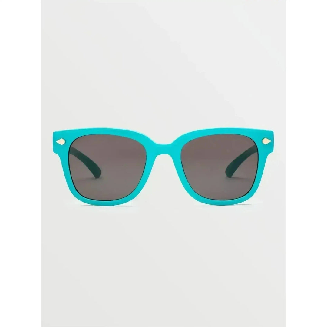 VOLCOM FREESTYLE SUNGLASSES Gloss Aqua / Gray 