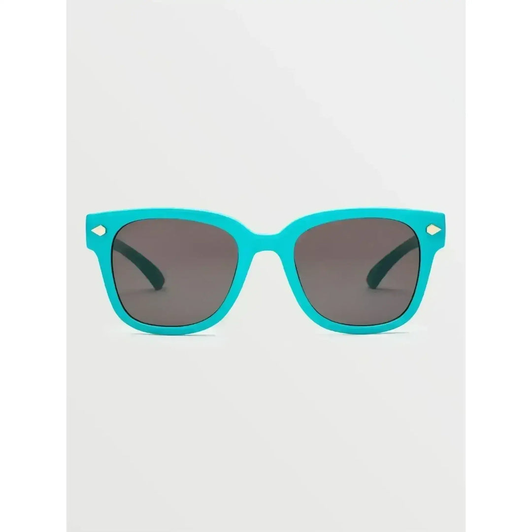 VOLCOM FREESTYLE SUNGLASSES Gloss Aqua / Gray 