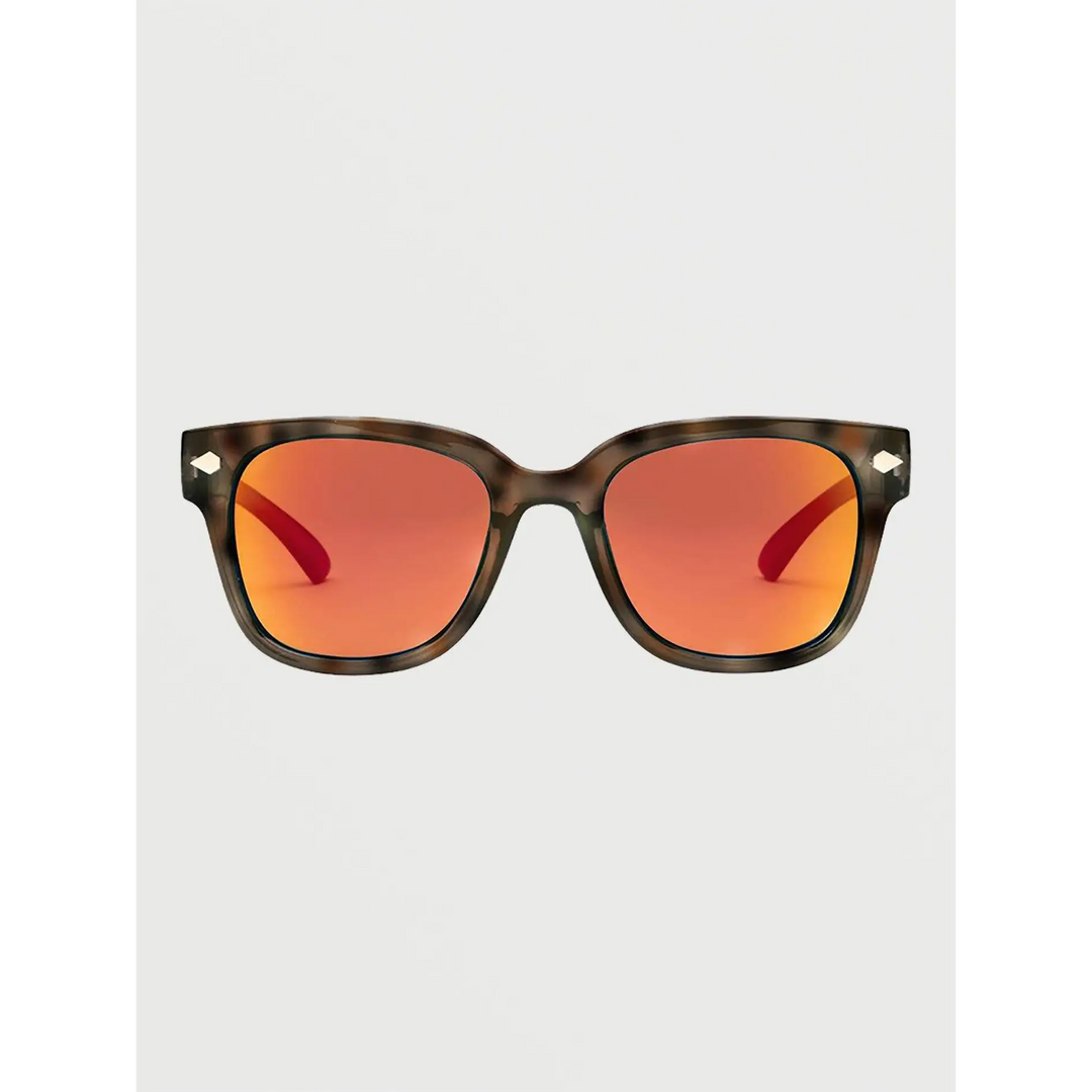 VOLCOM FREESTYLE SUNGLASSES Gloss Tort / Heat Mirror 