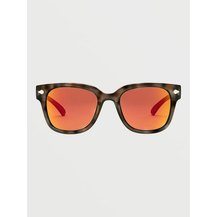 VOLCOM FREESTYLE SUNGLASSES Gloss Tort / Heat Mirror 