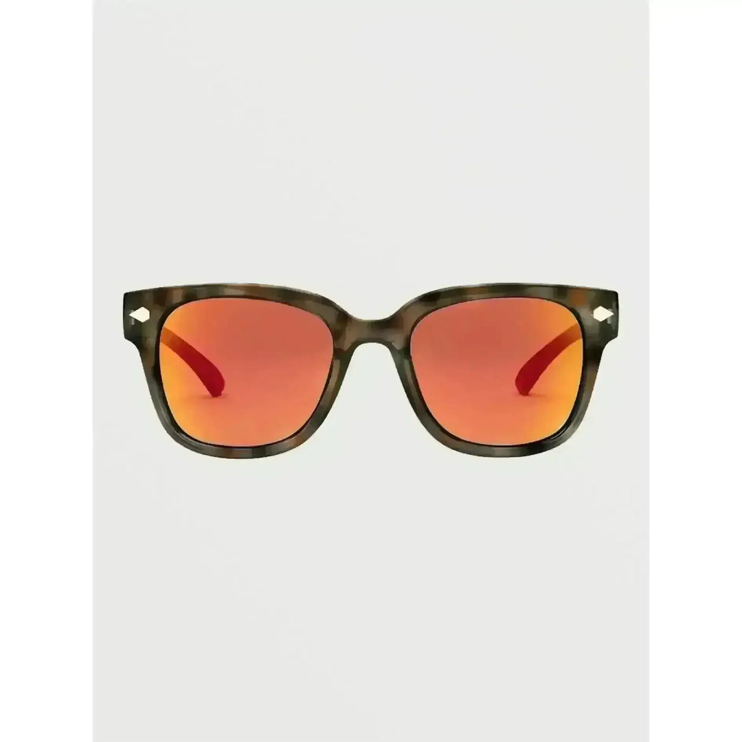 VOLCOM FREESTYLE SUNGLASSES Gloss Tort / Heat Mirror 
