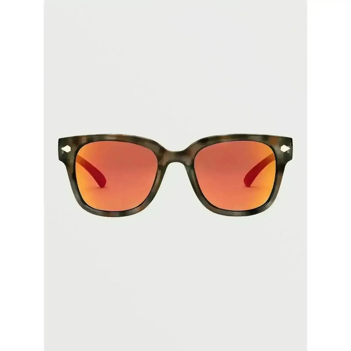 VOLCOM FREESTYLE SUNGLASSES Gloss Tort / Heat Mirror 