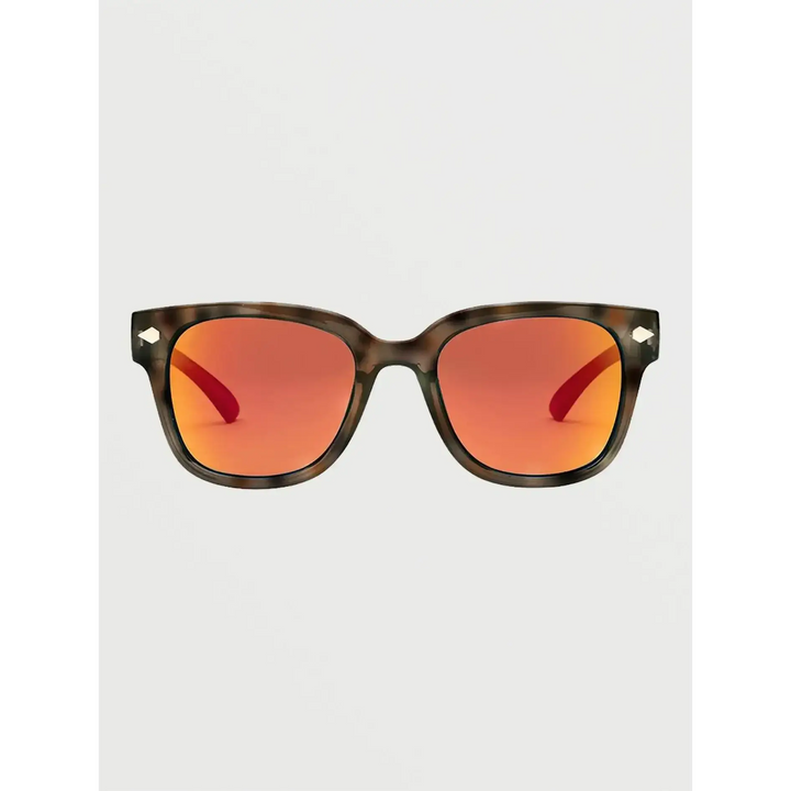 VOLCOM FREESTYLE SUNGLASSES Gloss Tort / Heat Mirror 
