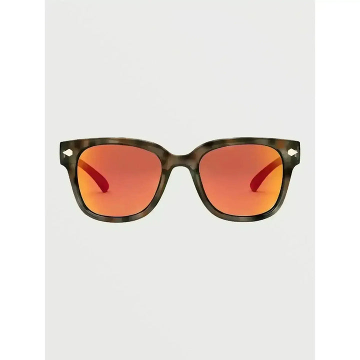 VOLCOM FREESTYLE SUNGLASSES Gloss Tort / Heat Mirror 