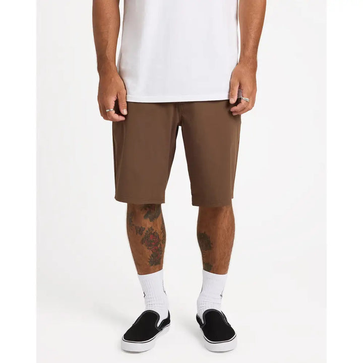 Volcom Frickin Cross Shred 20’’ Hybrid Shorts - Brown Stone