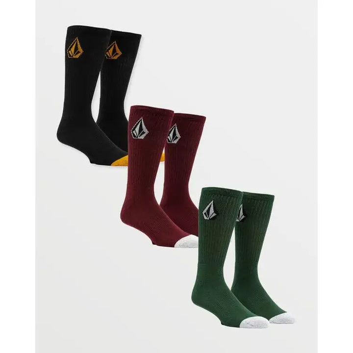 Volcom Full Stone Mix 3 Pack Socks Mix 