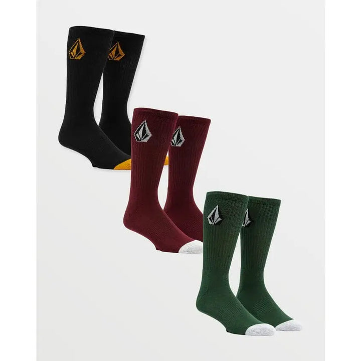 Volcom Full Stone Mix 3 Pack Socks Multi 
