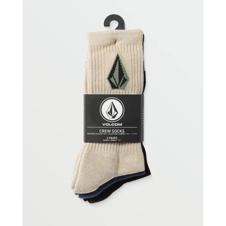 Volcom Full Stone Mix 3 Pack Socks 