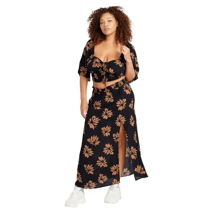 Volcom Get Wyyld Maxi Skirt 