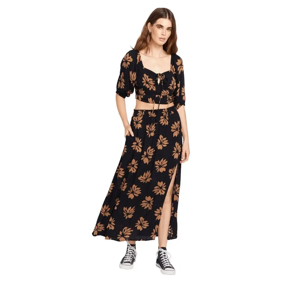 Volcom Get Wyyld Maxi Skirt 
