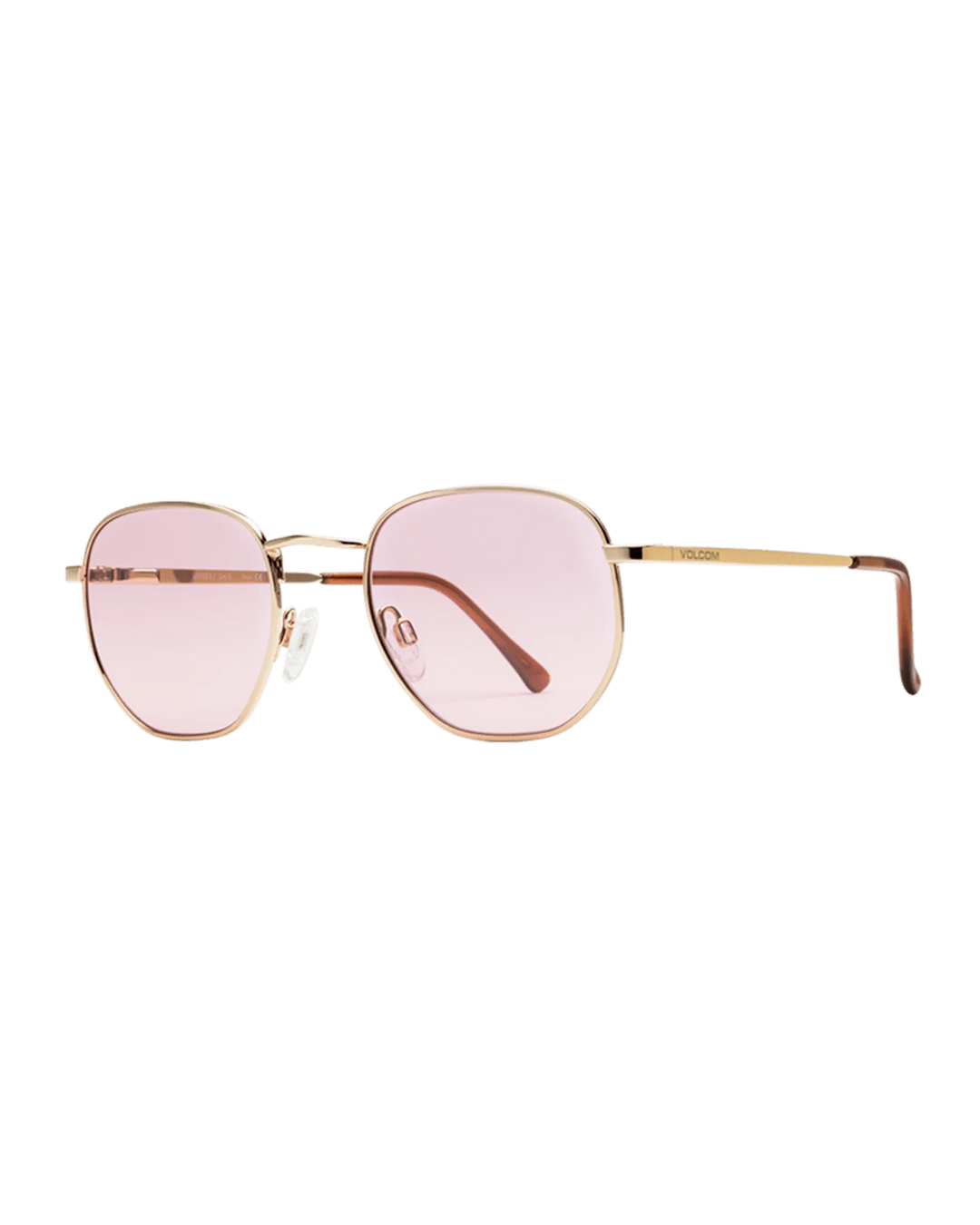 Volcom Happening Sunglasses Gloss Gold / Pink 