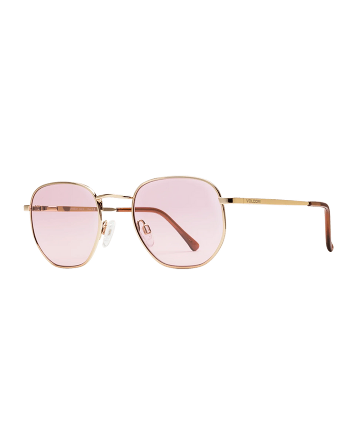 Volcom Happening Sunglasses Gloss Gold / Pink 