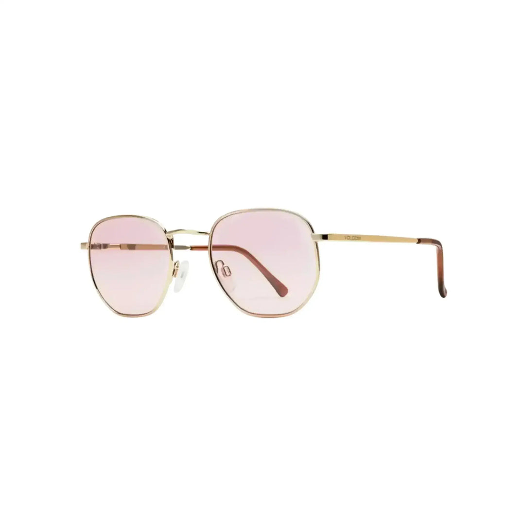Volcom Happening Sunglasses Gloss Gold / Pink 