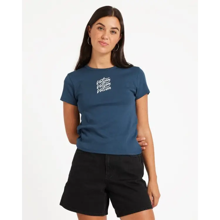 Volcom Have A Clue T-Shirt Deep Blue 6 