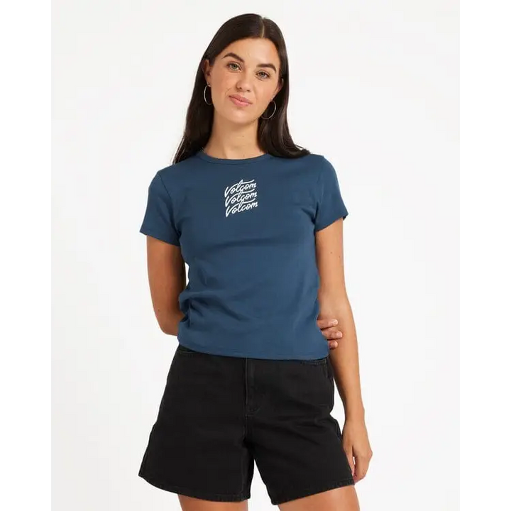 Volcom Have A Clue T-Shirt Deep Blue 6 