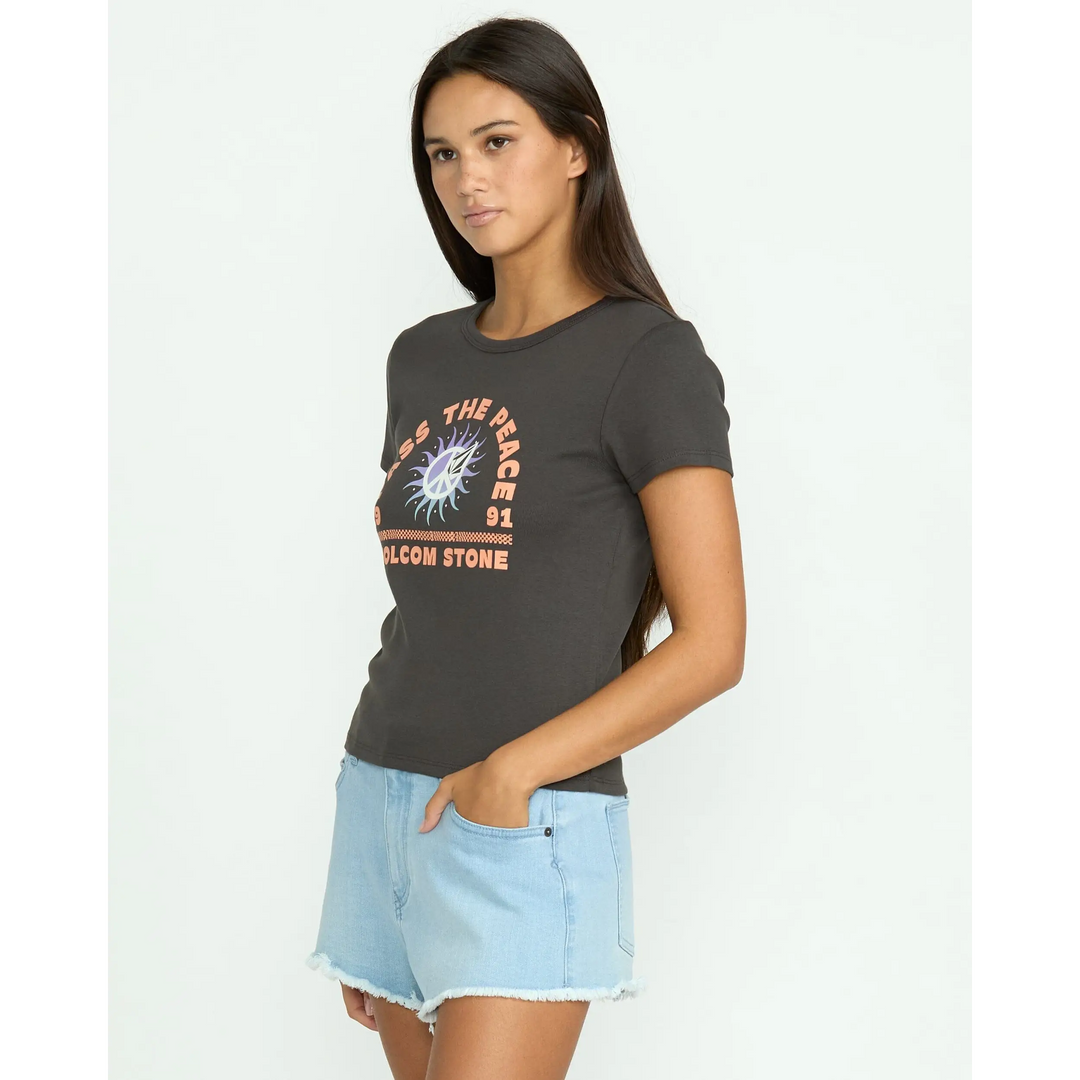 Volcom Have A Clue T-Shirt Vintage Black 6 