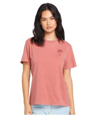 Volcom Lock It Up T-Shirt Mauve Rose 12 