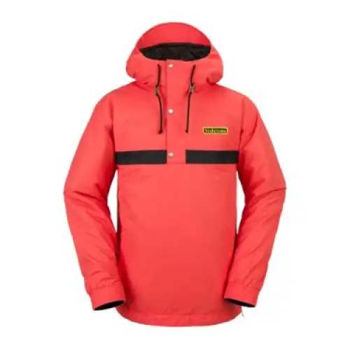 Volcom Longo Pullover Jacket Orange S 