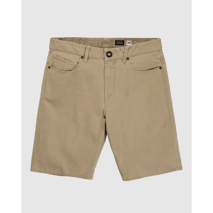 Volcom Modown Canvas 5 Pocket 20" Shorts Khaki 36 