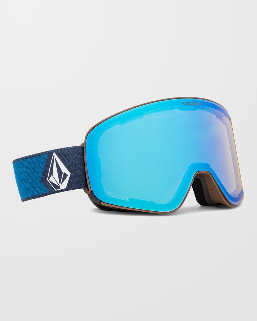 Volcom Odyssey Snow Goggles Navy Cobalt / Ice Chrome 