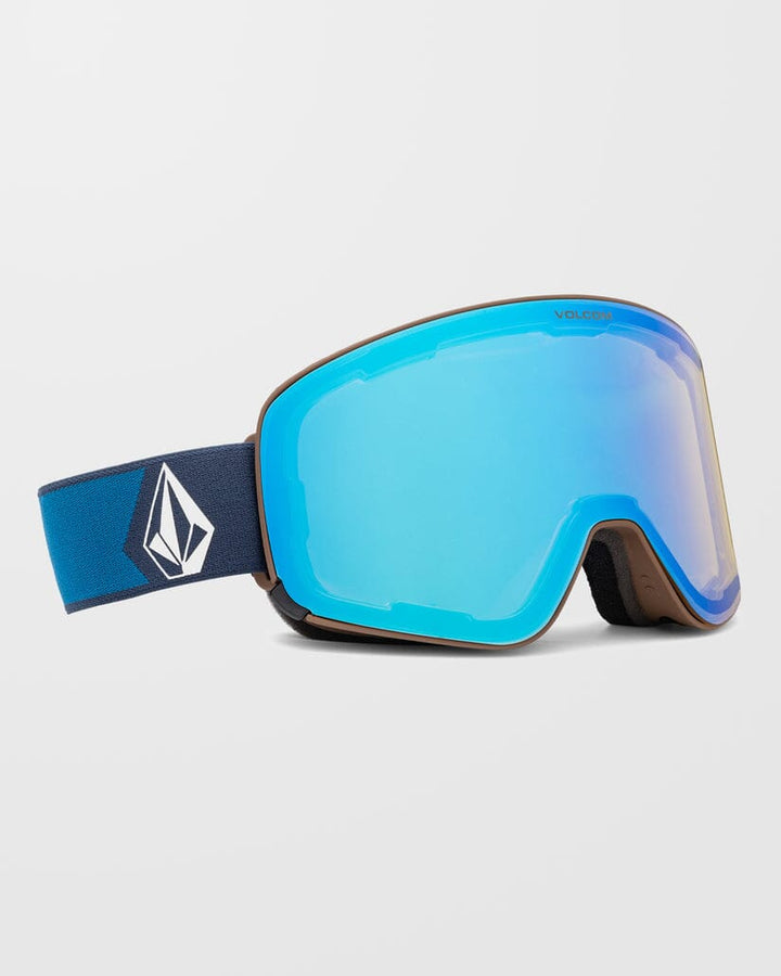 Volcom Odyssey Snow Goggles Navy Cobalt / Ice Chrome 