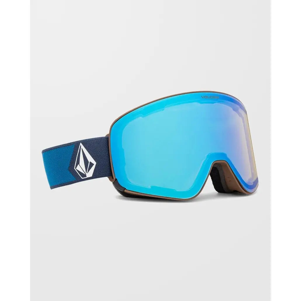 Volcom Odyssey Snow Goggles Navy Cobalt / Ice Chrome 