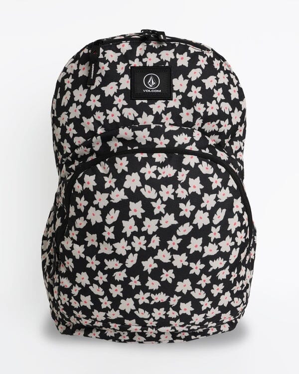 Volcom Patch Attack Backpack -Black White 