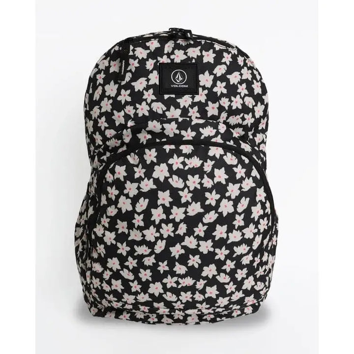Volcom Patch Attack Backpack -Black White 
