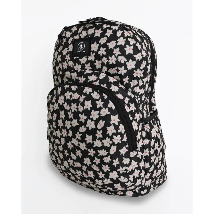 Volcom Patch Attack Backpack -Black White 