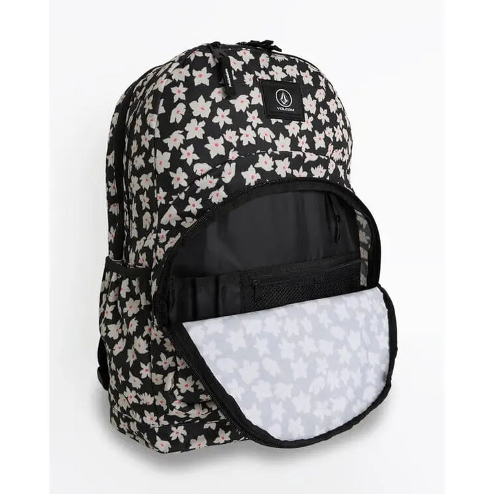 Volcom Patch Attack Backpack -Black White 