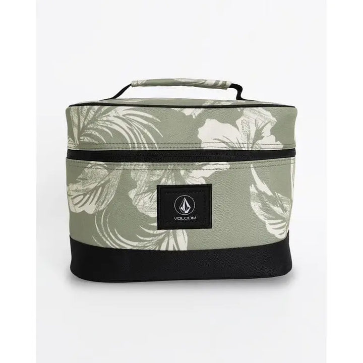 Volcom Patch Attack Deluxe Makeup Bag - Moss Green 