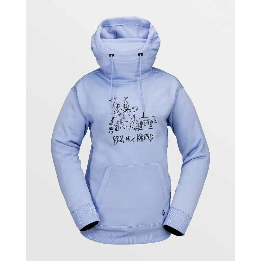 Volcom Riding Hydro Pull Over Crystal Blue S 