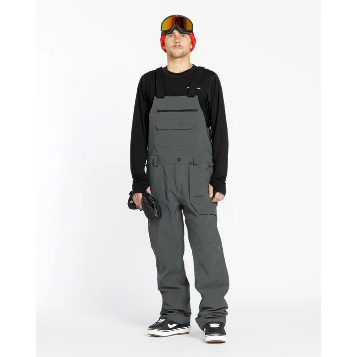 Volcom Roan Bib Overall Charcoal S 