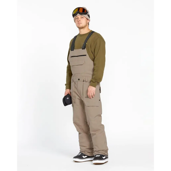 Volcom Roan Bib Overall Chestnut Brown S 