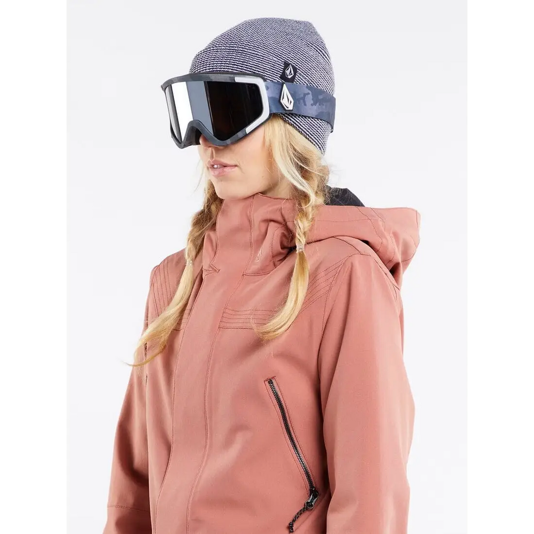 Volcom Shadow Insulated Womens Jacket Earth Pink M 