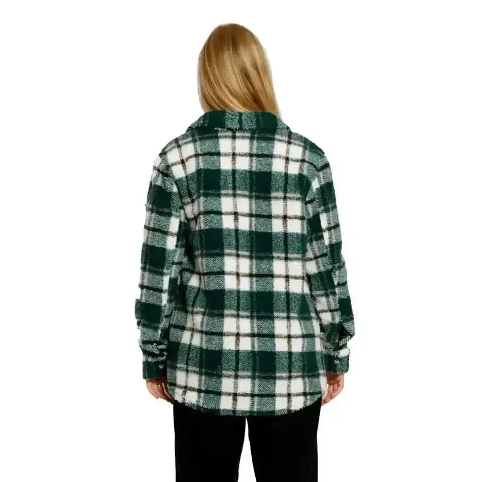 Volcom Silent Sherpa Plaid Jacket 