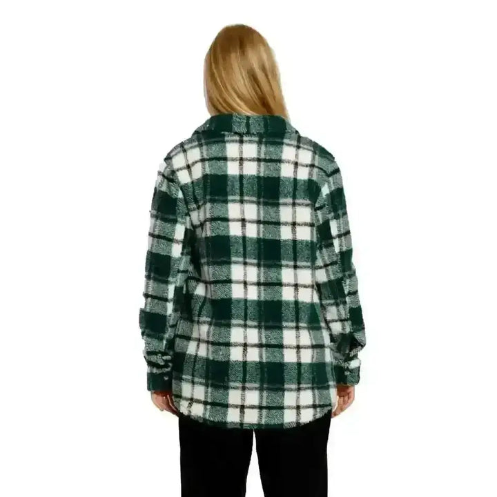 Volcom Silent Sherpa Plaid Jacket 
