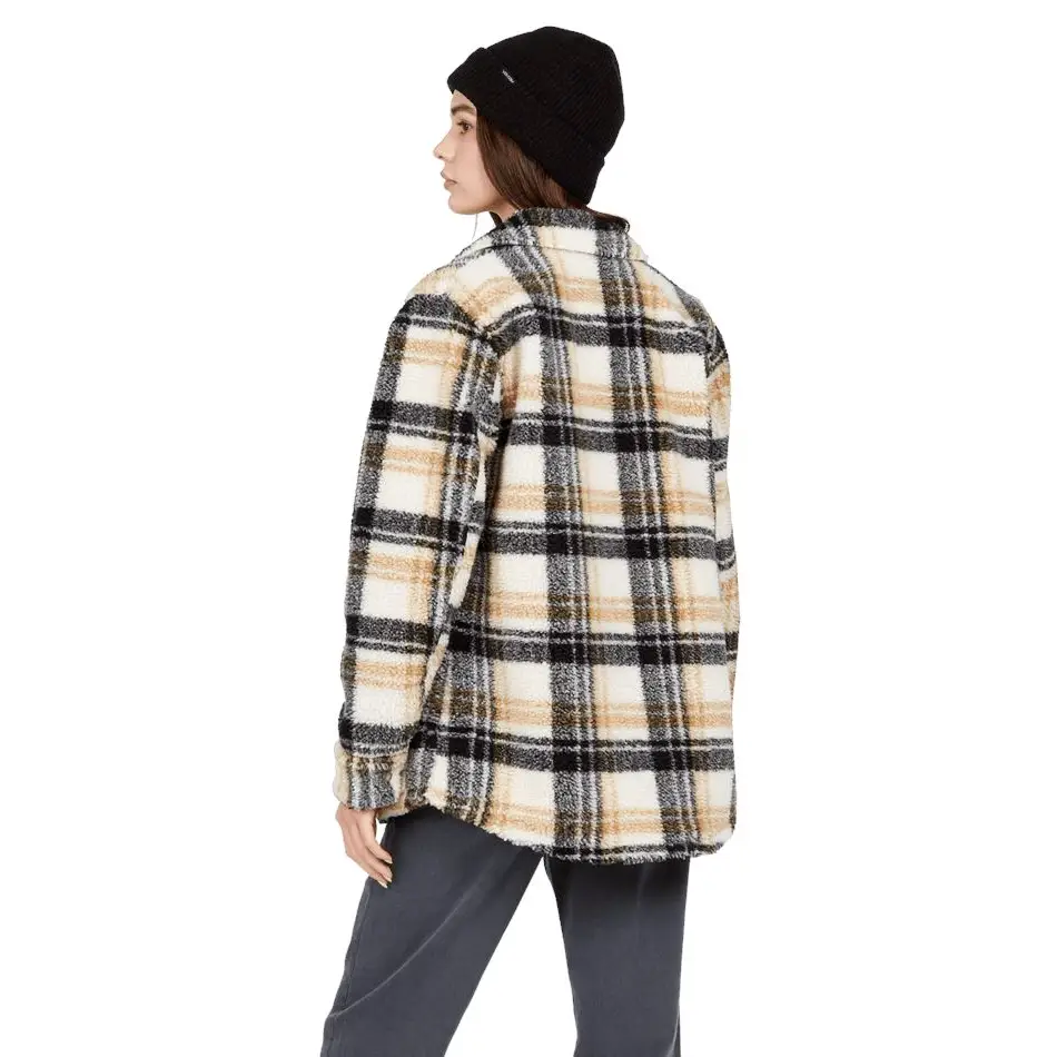 Volcom Silent Sherpa Plaid Jacket 