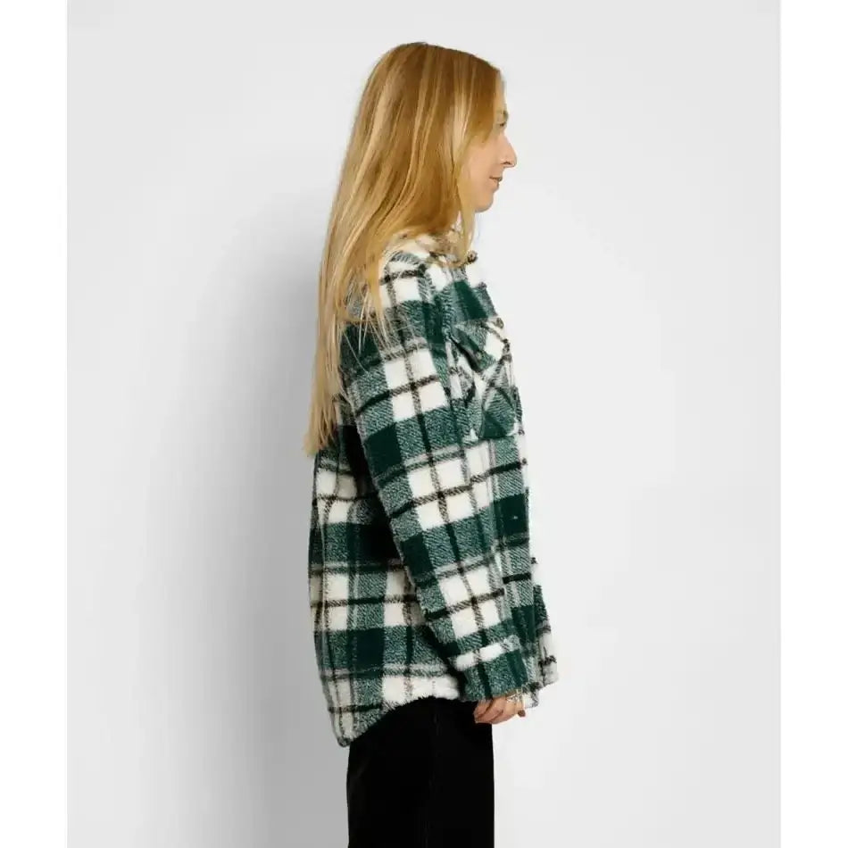 Volcom Silent Sherpa Plaid Jacket 